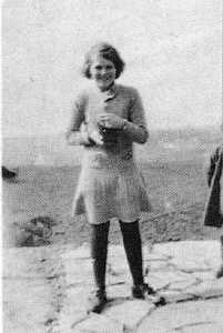 Isobel with her Box Brownie